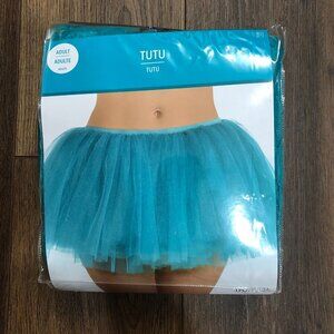 Tutu Halloween EDC Rave Party Costume Adult OSFM Stretchy Teal